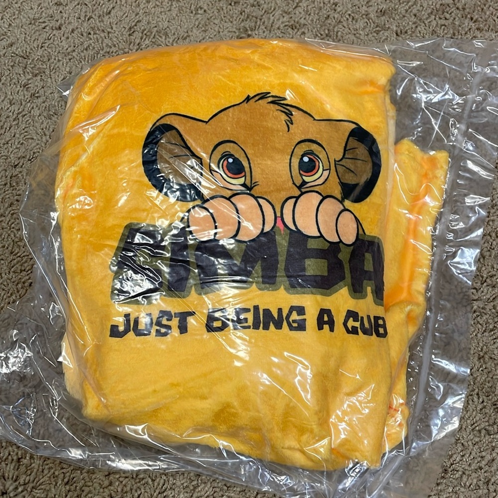The lion king Simba throw blanket